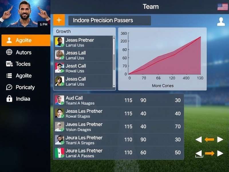 Indore Precision Passers team management interface